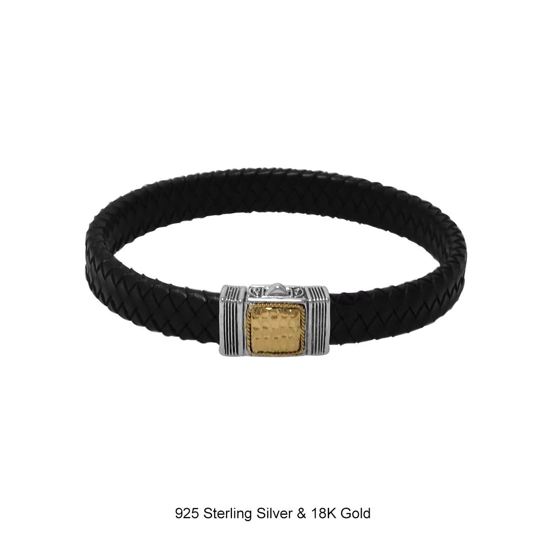 18KT Bali Leather Bracelet