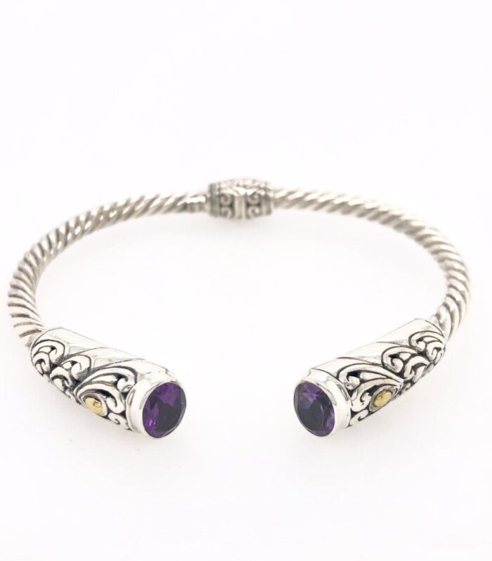 18KT Bali Rd Amy Hrts Bng