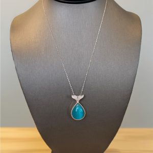 Sterling Silver Beach Life Whale Tail Pendant