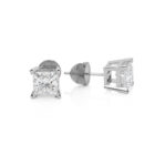 Princess Cut Stud