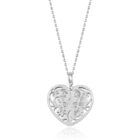 Hidden Heart w/ .01 Diamond Pendant