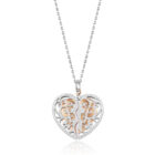 Hidden Heart w/ .01 Diamond Pendant