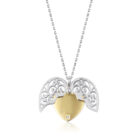 Hidden Heart w/ .01 Diamond Pendant