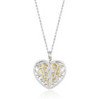 Hidden Heart w/ .01 Diamond Pendant