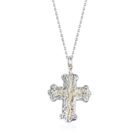 HIDDEN ROYAL CROSS W/ .01 DIA PENDANT