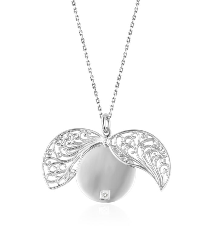 HIDDEN CIRCLE W/ .01 DIA PENDANT