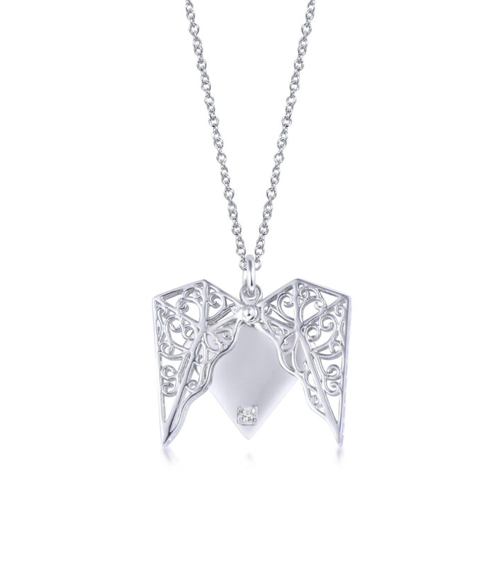HIDDEN DIAMOND W/ .01 DIA PENDANT