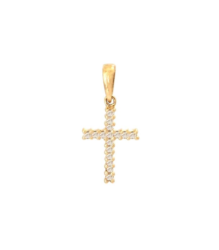 Petite Diamond Cross Pendant
