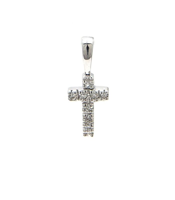 Petite Diamond Cross Pendant
