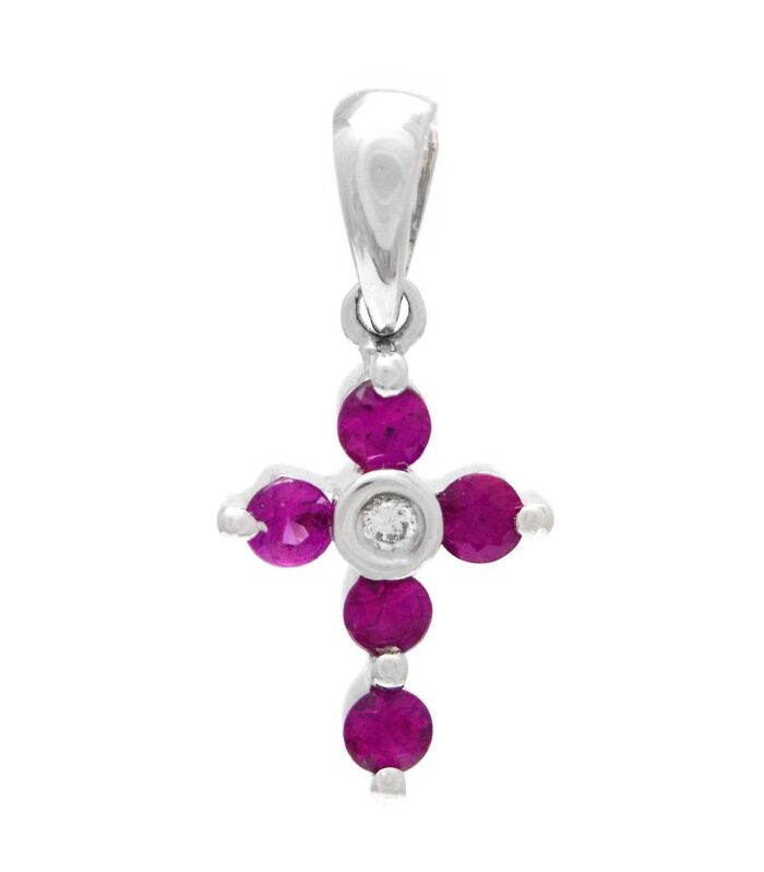 Petite Diamond Cross Pendant