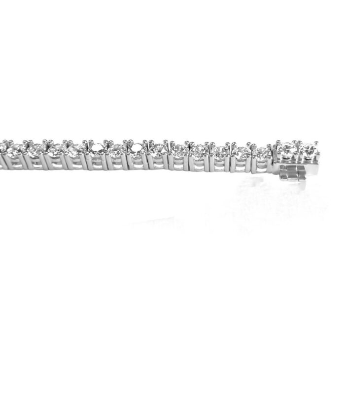 Silver Plated Tennis Bracelet