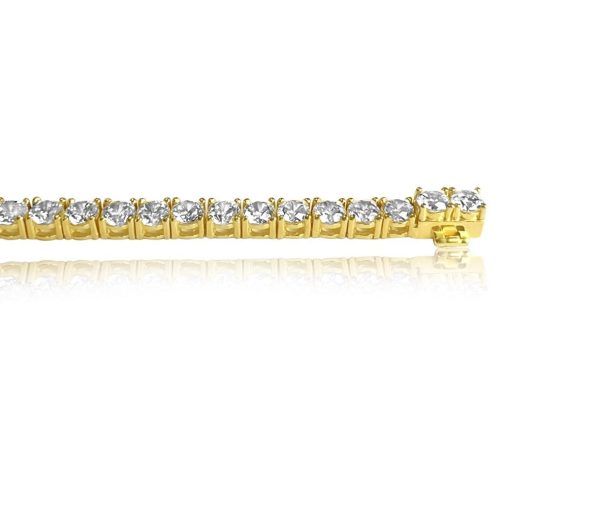 Gold Plated Tennis Bracelet