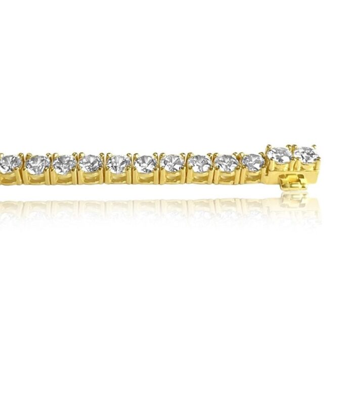 Gold Plated Tennis Bracelet