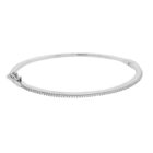 White CZ Razor Thin Bangle