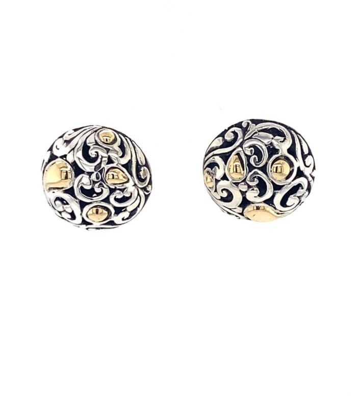 SS/18KT Scaly Twist Royal Bali Ear