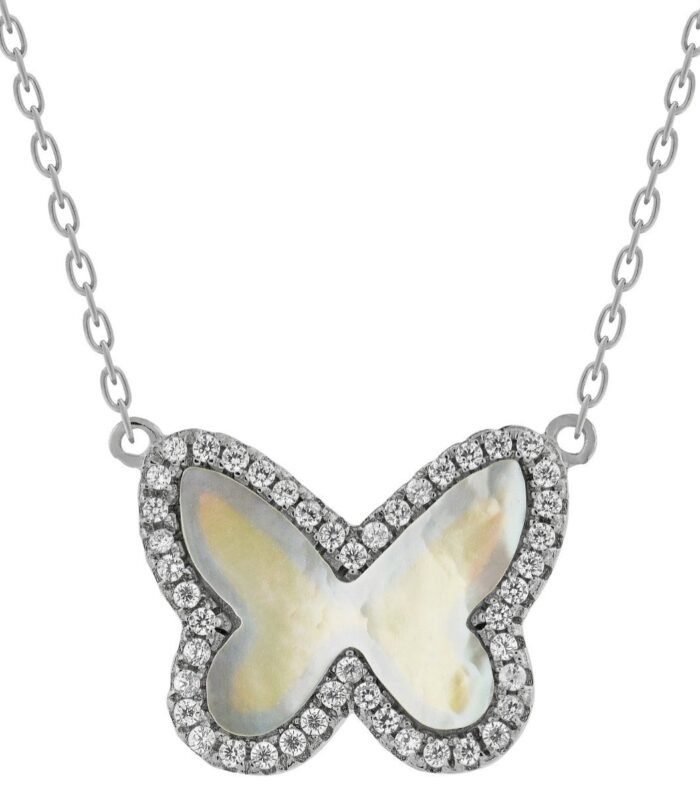 Mother of Pearl Butterfly Pendant