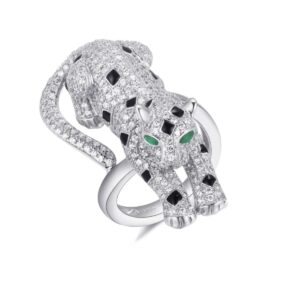 Spotted Panther Ring