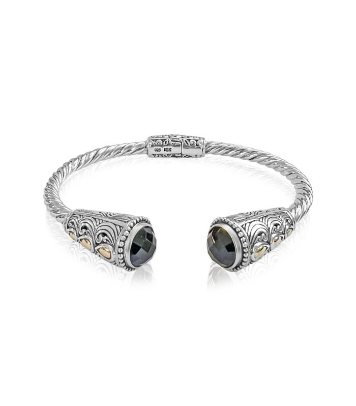 Teardrop Twist Bangle