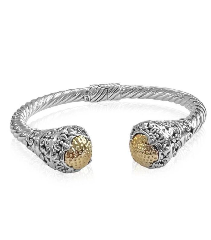 Gold Clover Bangle