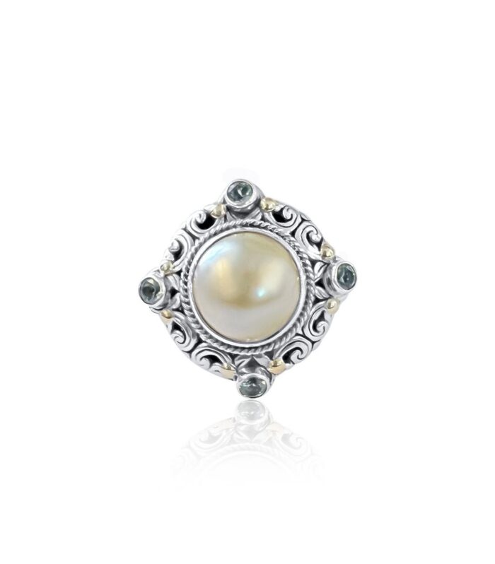 Twist Pearl Ring
