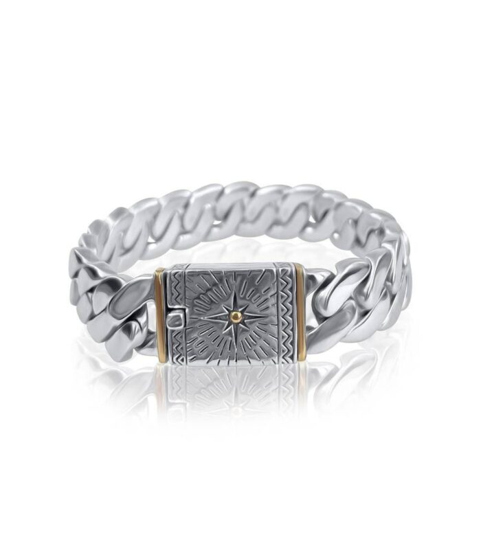 Compass Curb Bracelet