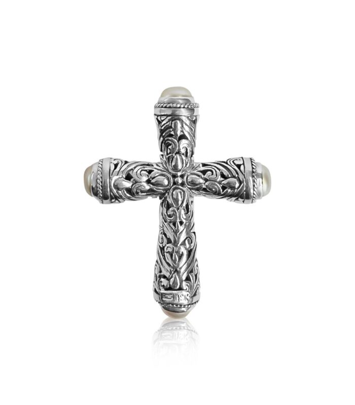 Pearl Cross Pendant